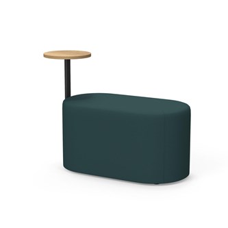 Frame sittpuff med sidobord