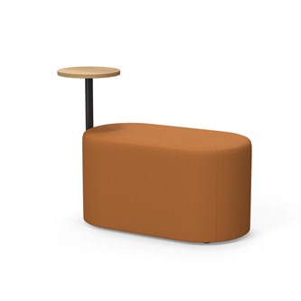 Frame sittpuff med sidobord