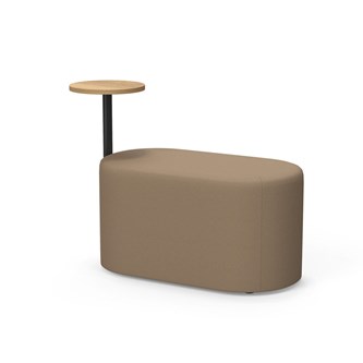 Frame sittpuff med sidobord