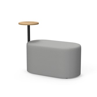 Frame sittpuff med sidobord