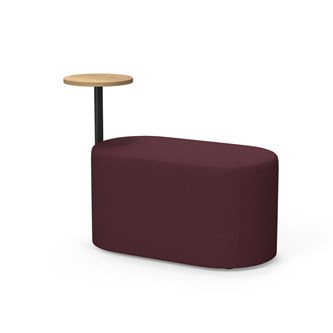 Frame sittpuff med sidobord