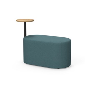 Frame sittpuff med sidobord