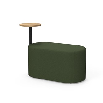 Frame sittpuff med sidobord