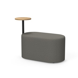 Frame sittpuff med sidobord