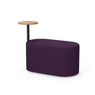 Frame sittpuff med sidobord