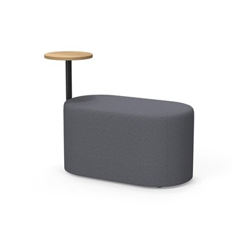 Frame sittpuff med sidobord