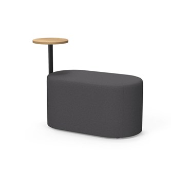 Frame sittpuff med sidobord