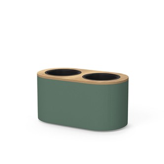 Frame blomlåda dubbel