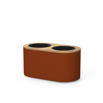 Frame blomlåda dubbel