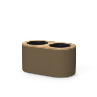 Frame blomlåda dubbel