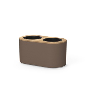 Frame blomlåda dubbel