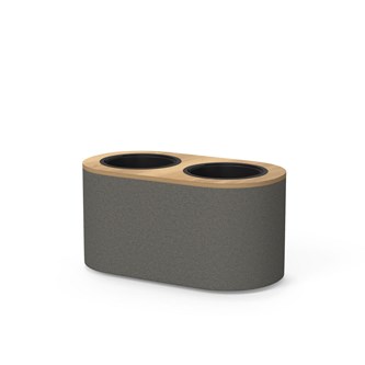 Frame blomlåda dubbel