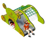 Teddy rutschkana med klätternät