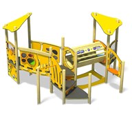 Peeku stort äventyrstorn med tunnel och bro