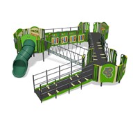 Nexo lekramp med lekpaneler