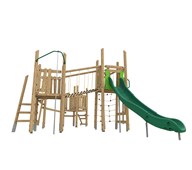 Ligno lekställning med 3 torn