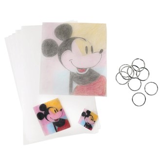 DIY nyckelring med krympplatta 50-pack