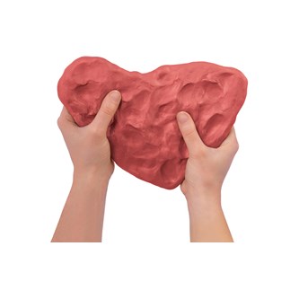 Lufttorkande lera 1 kg, terrakotta