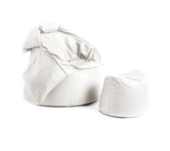 Protac Sensit® Bollfåtölj, Off white Oxford inkl fotpall