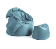 Protac Sensit® Bollfåtölj, Aqua Oxford inkl fotpall
