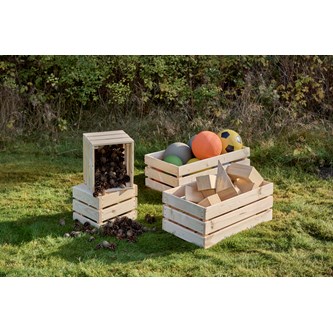 MIMIC Förvaringsbackar av trä