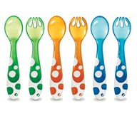 Bestickset, gaffel och sked