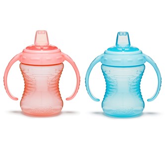 Pipmugg, spillfri med handtag