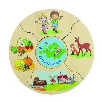 Tårtspelet Kontinenter