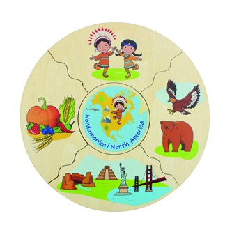 Tårtspelet Kontinenter