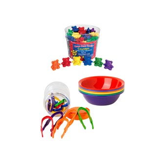 Finmotoriskt sorteringsset, regnbåge