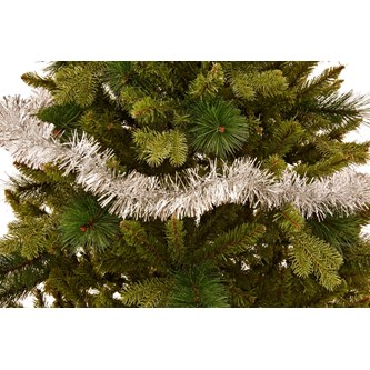 Glittergirlang 2 m silver