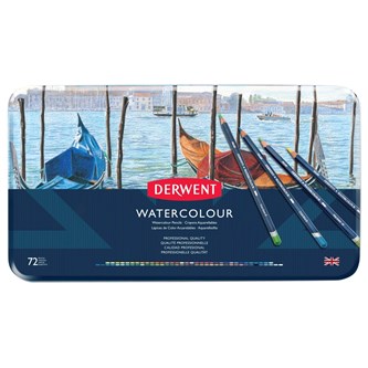 Derwent Akvarellpennor 72-pack