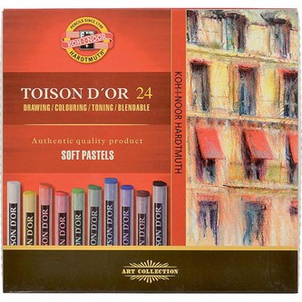 Toison d'or Soft pastellkritor 24-pack