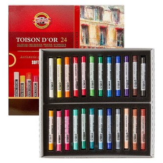 Toison d'or Soft pastellkritor 24-pack