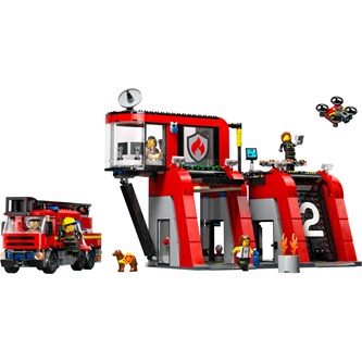 LEGO® Brandstation med brandbil