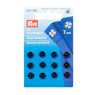 Tryckknappar 7 mm, 12-pack