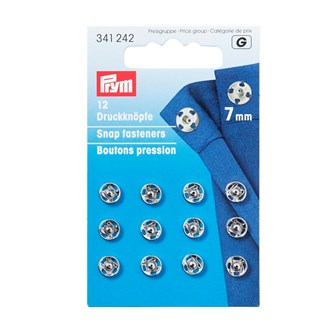Tryckknappar 7 mm, 12-pack
