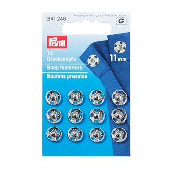 Tryckknappar 11 mm, 12-pack