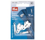 Byx- och kjolhakar 12 mm, 2-pack