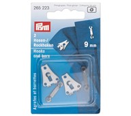 Byx- och kjolhakar  9 mm, 10-pack