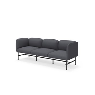 Nebula 3-sits med armstöd
