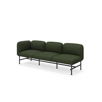 Nebula 3-sits med armstöd höger