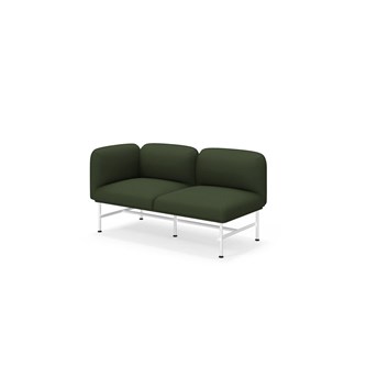 Nebula 2-sits med armstöd höger