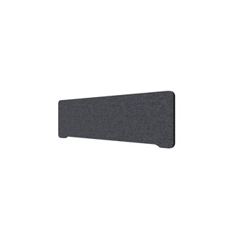 Bordsskärm Edge toppmonterad B140xH40 cm