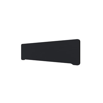 Bordsskärm Edge toppmonterad B160xH40 cm