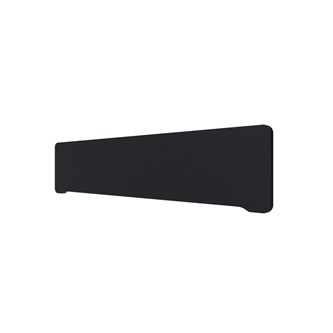 Bordsskärm Edge toppmonterad B180xH40 cm