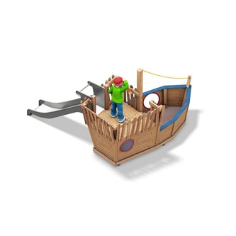 Neo segelbåt med rutschkana