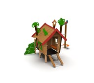 Trollskogen lekhus med balansgång