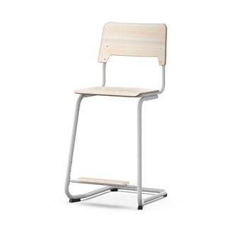 Stol Como FSC C-stativ sh 65 cm stor sits silverstativ