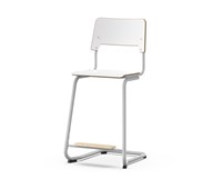 Stol Como FSC C-stativ sh 65 cm stor sits silverstativ